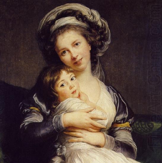 eisabeth Vige-Lebrun Turban with Her Child china oil painting image